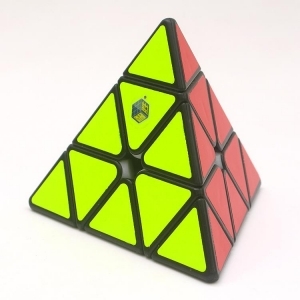YuXin Little Magic Pyraminx Cube Black
